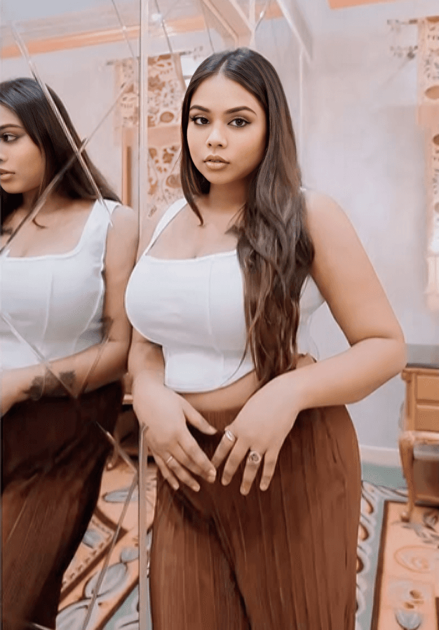 Featured image for Horny Famous Chubby Model Oasi Das Teasing In Orange Saree And Showing Herself Fully Nude With Horny Moves