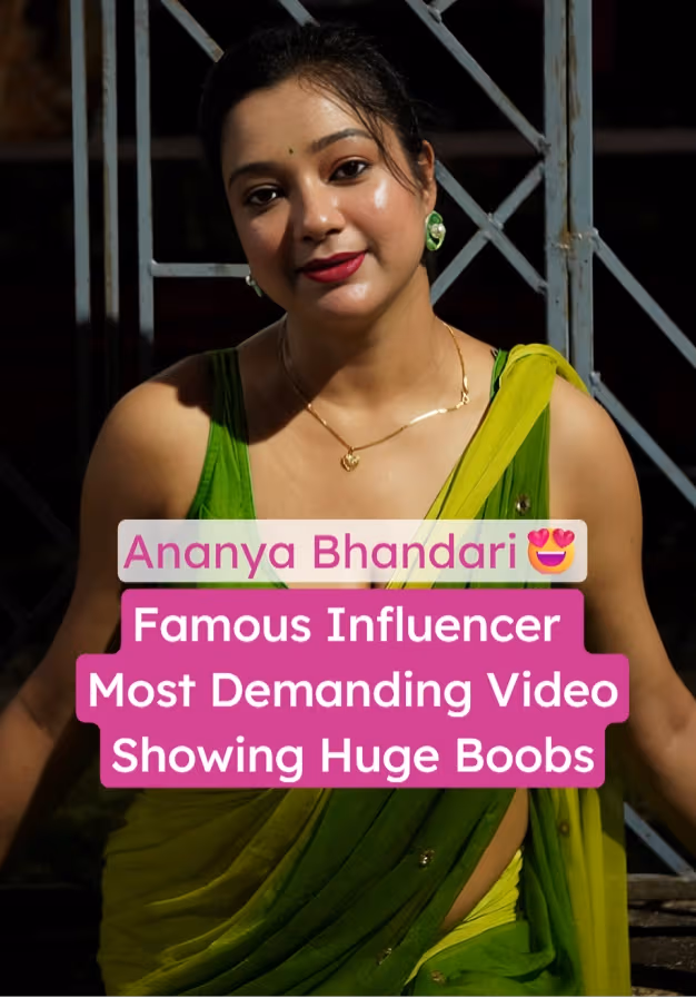 Featured image for Superhot Insta Influencer Ananya Bhandari Showing Huge Boobs Most Demanding Video